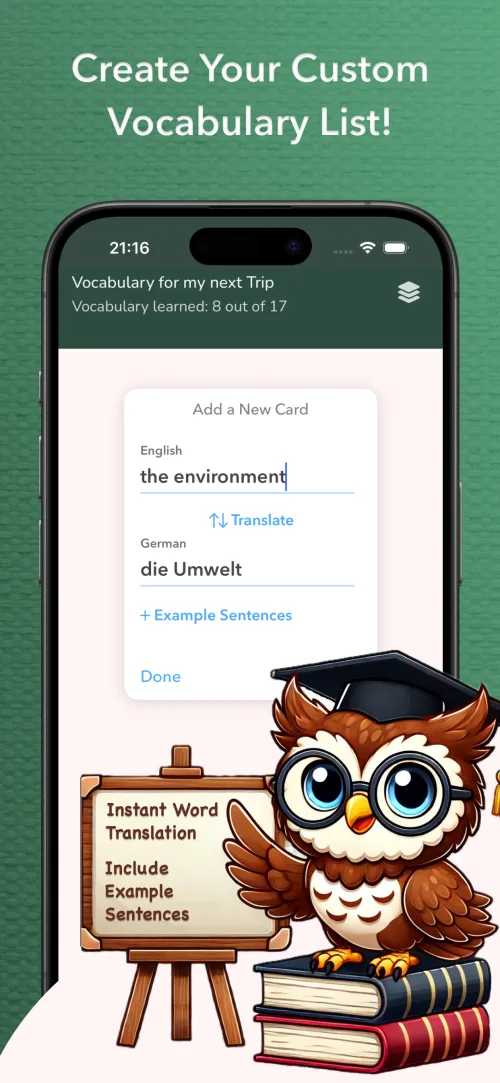 Vocabu Uygulama Özellikleri Genel Bakış - Dil Öğrenme Araçları
